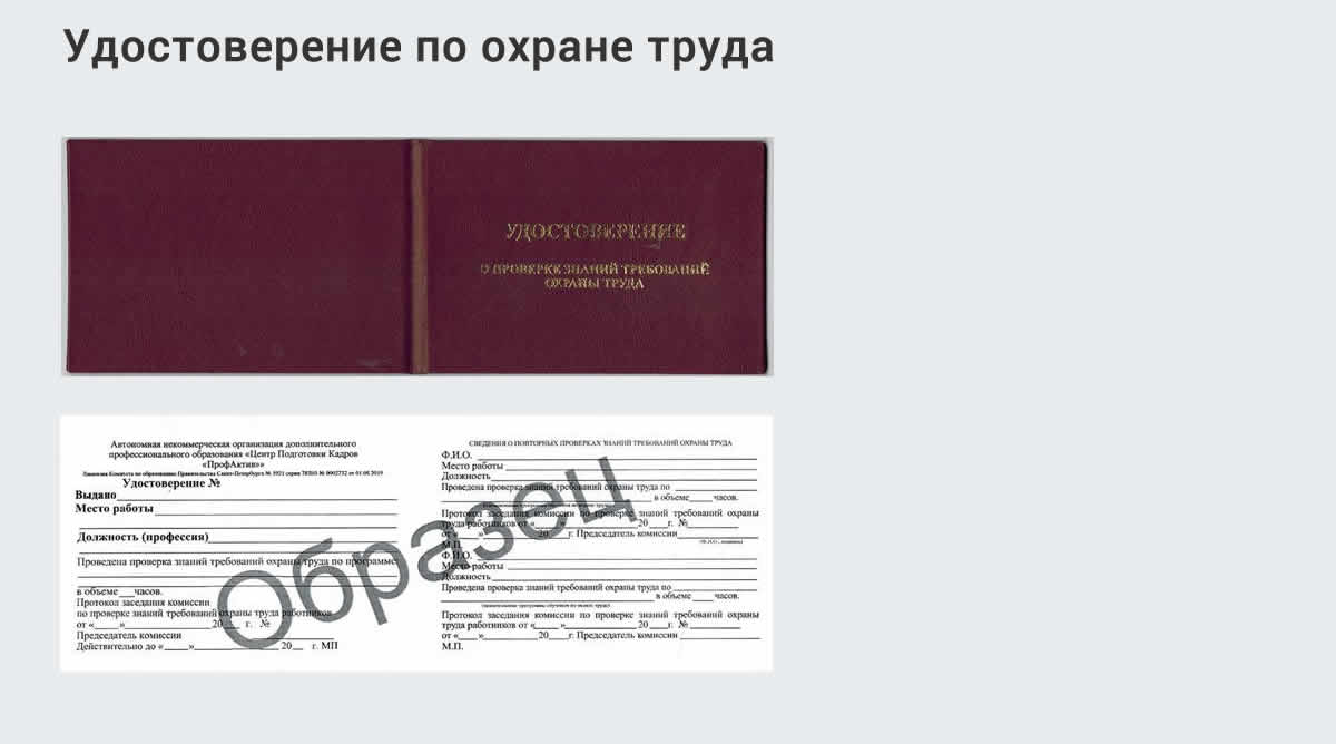  Дистанционное повышение квалификации по охране труда и оценке условий труда СОУТ в Тосно